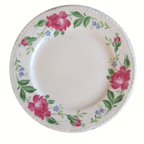 Homer Laughlin HLC582 7-3/8 dessert plates circa 1946 set of 2 - Picture 1 of 5